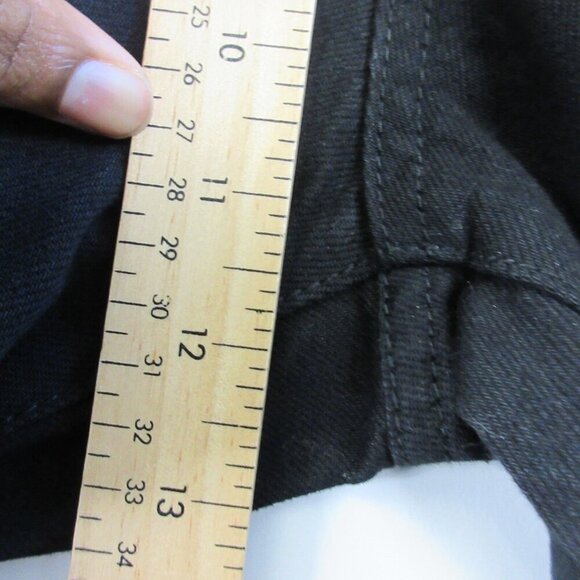 Torn By Ronny Kobo Mariah Jean Women 29 Black Cotton Blend Rhinestone Preppy 712 - Picture 11 of 13